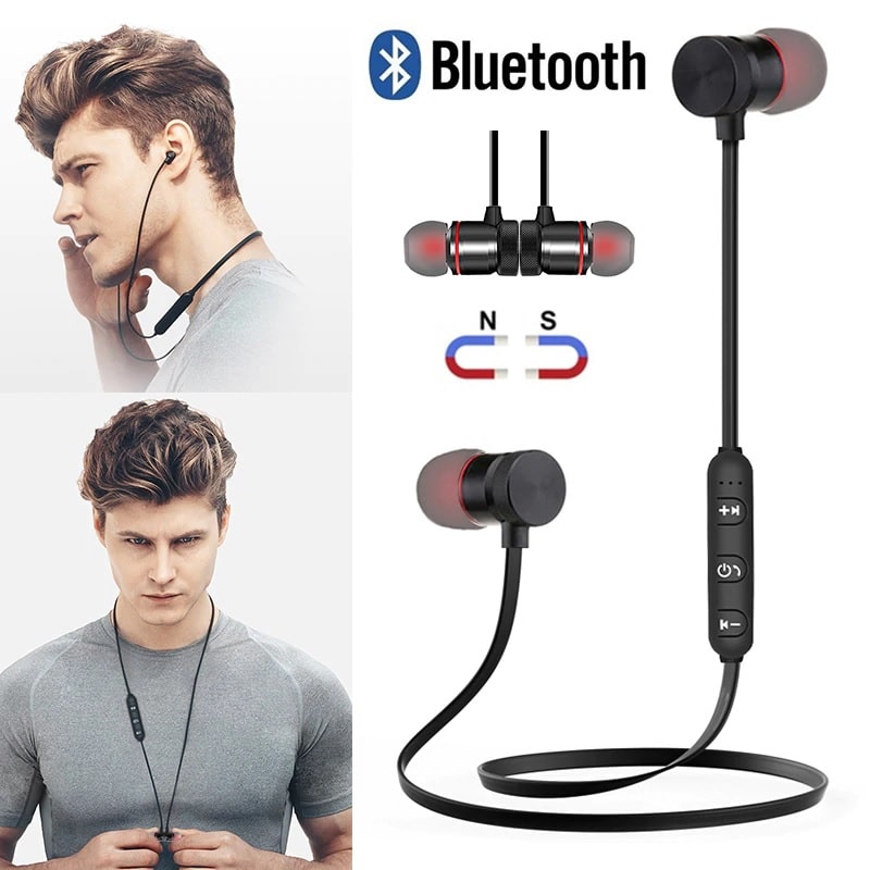 Kopfhörer Bluetooth 4.2 Stereo Headset Ohrhörer Sport In